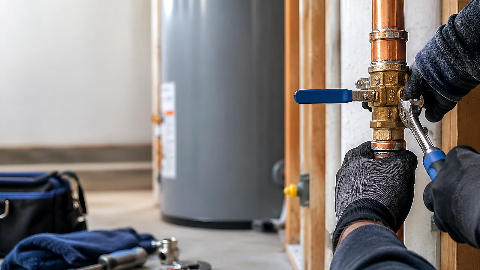 Illustrative plumbing photo for Pipe Leak Repair